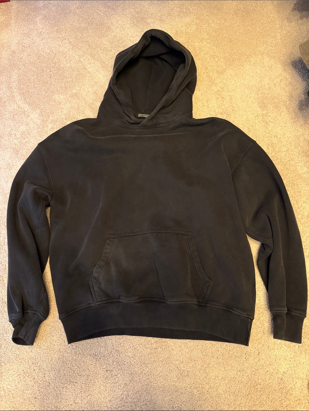 Abercrombie & Fitch Black Hooded Pullover Sweatshirt